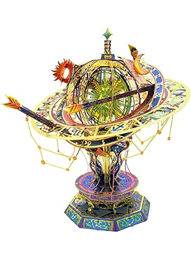 Mu Twelve Constellations 3D Metal Kits DIY Assemble Puzzle Laser Cut Jigsaw Building Toy 2 X10.8 X8.5inch  - Image 1