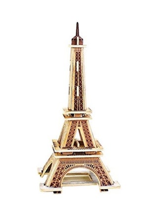 3D Wooden Puzzle Eiffel Tower Model Kit 0.4 X9.1 X7.1inch - v1638443828/N52077511A_1