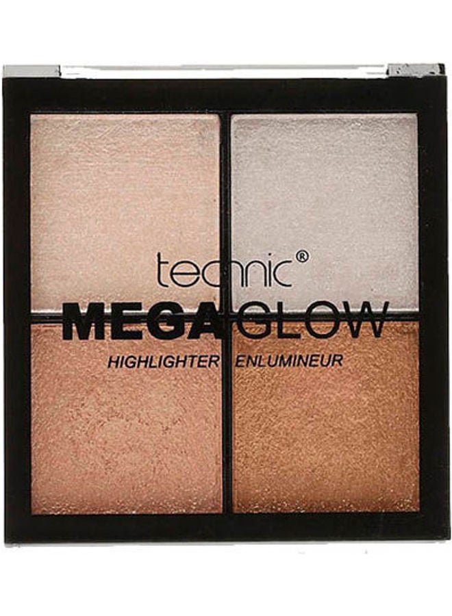 Mega Glow Highlighter Palette Multicolour