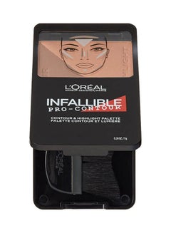 L'OREAL PARIS Infallible Pro-Contour & Highlight Palette - Shade 815 Deep Brown  - Image 2