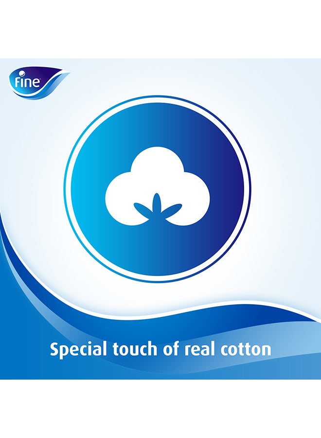 Fine - Classic Facial Tissue, Sterilized Tissue Boxes, 2 Ply × 80 Sheets, 10 Boxes + 4 Boxes Free White - Image 1