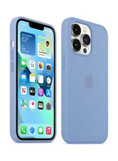 MARGOUN Protective Soft Silicone Case Cover for iPhone 13 Pro Light Blue  - Image 2