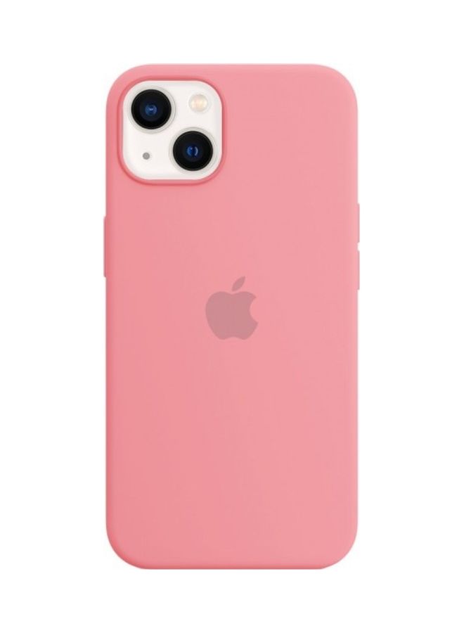 MARGOUN - Protective Soft Silicone Case Cover for iPhone 13 Chalk Pink - Image 1