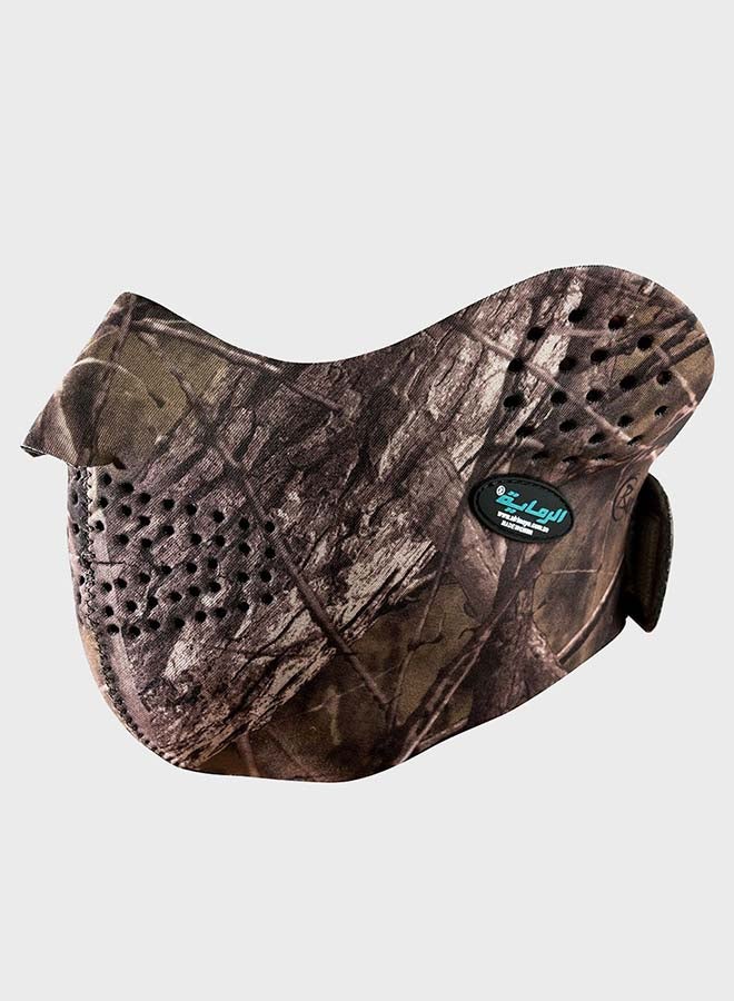 AL RIMAYA Stylish Fashion Velcro Closure Facemask Brown  - Image 5