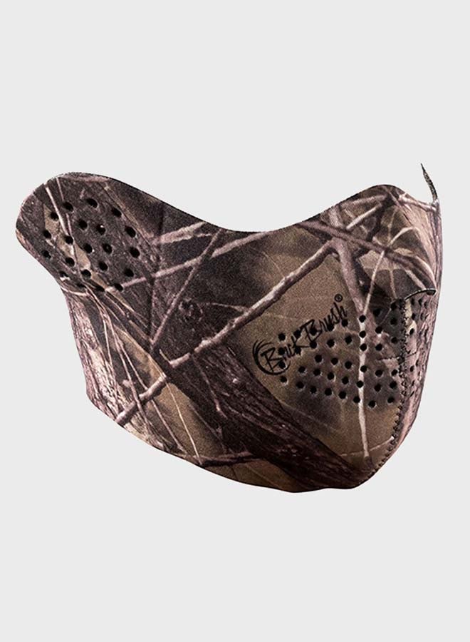 AL RIMAYA Stylish Fashion Velcro Closure Facemask Brown  - Image 4