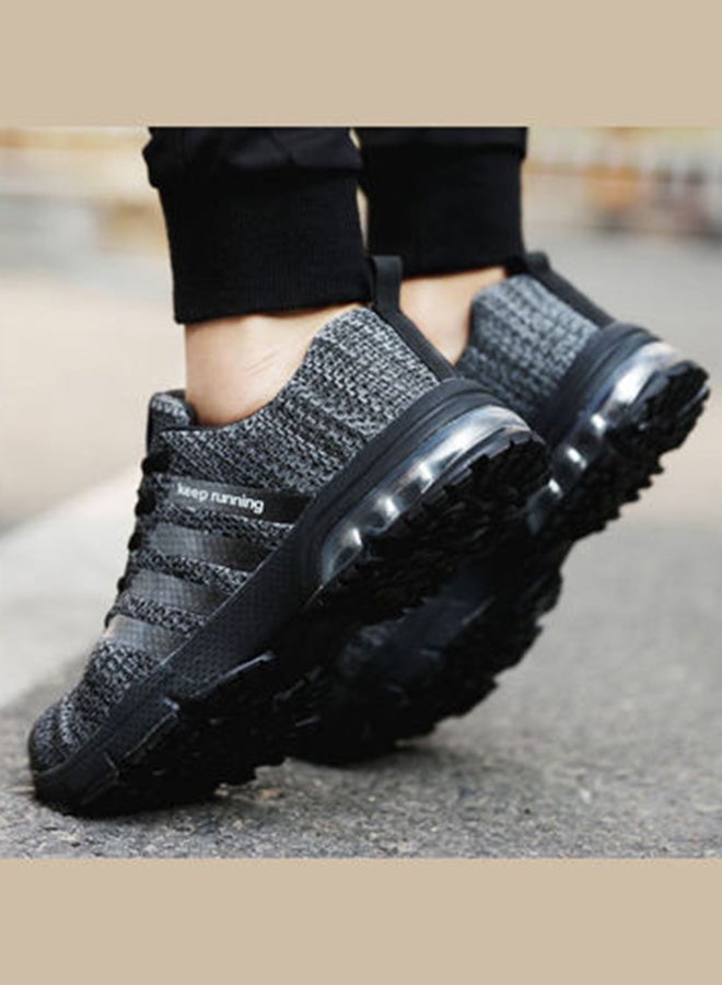 Beauenty Lace-Up Training Shoes Grey/Black - Image 3