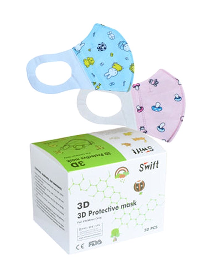 Swift 50 Pieces 3D Protective Mask  - Image 1
