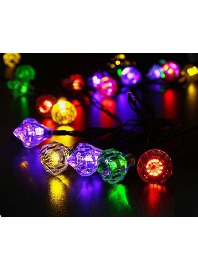 Diamond Shape Fairy Lights Multicolour 15feet - Image 1