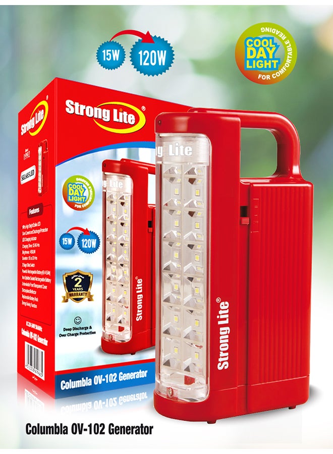 Strong Lite Rechargeable Emergency Led Light Red  - Image 3