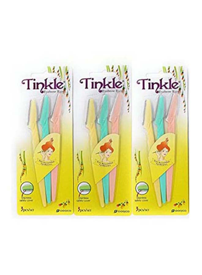 Tinkle - 12 Piece Eyebrow Razor Set Multicolour - Image 1
