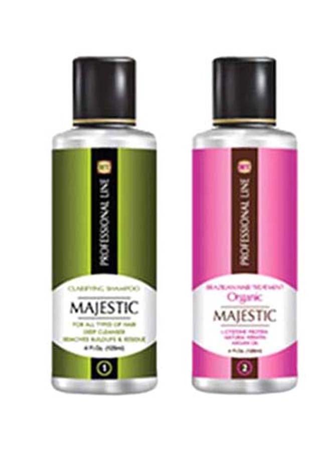 Majestic Keratin Brazilian Organic Hair Treatment Complete Kit 125ml  - Image 2