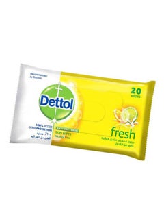 Dettol 20-Piece Fresh Anti-Bacterial Skin Wipes  - Image 2