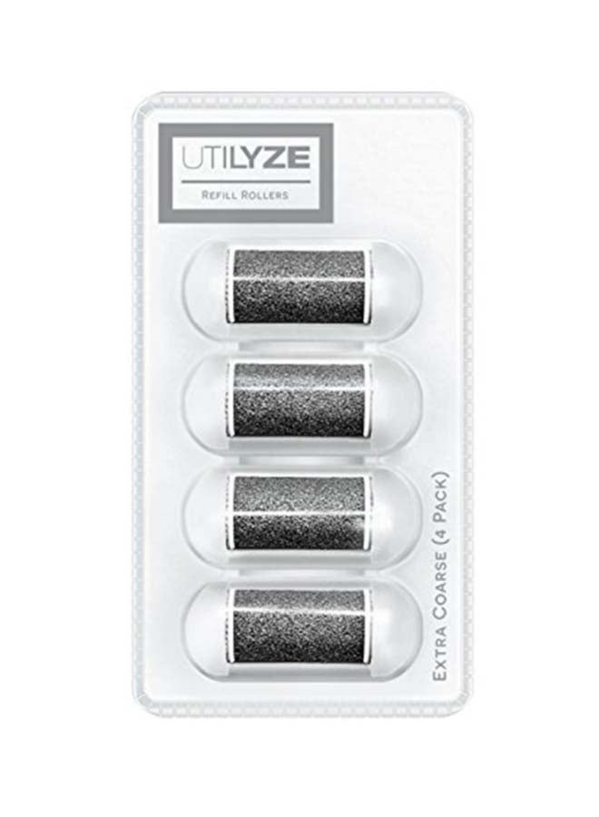 UTILYZE Pack Of 4 Wet & Dry Refill Rollers Black/White - Image 1