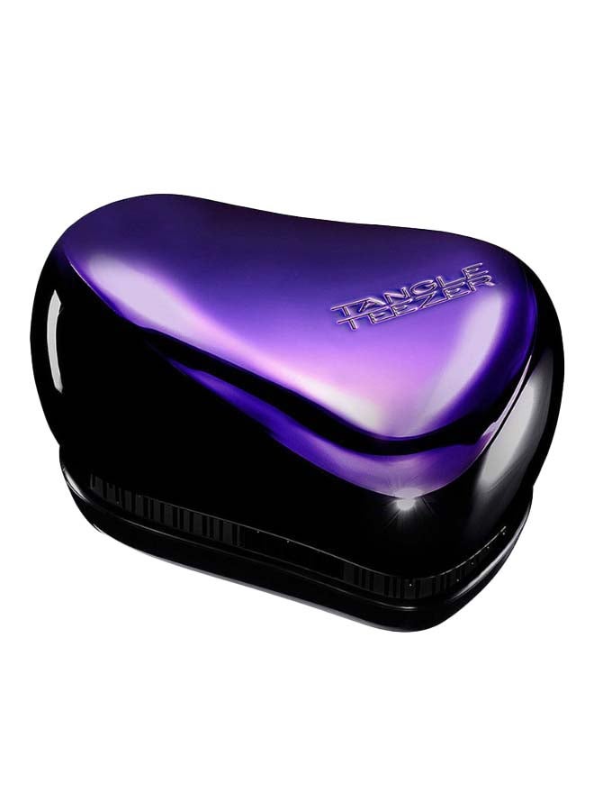 TANGLE TEEZER Dazzle Compact Styler Hairbrush Purple/Black - Image 1