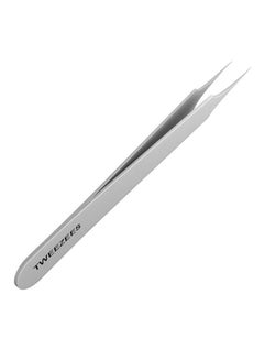Tweezees Professional Slant Tip And Splinter Tip Tweezer Set Silver  - Image 2