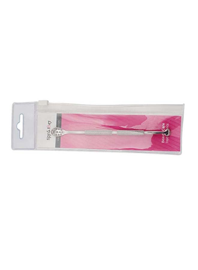 Tips & Toes Black Head And Blemish Remover Tool Silver 13.5cm  - Image 2
