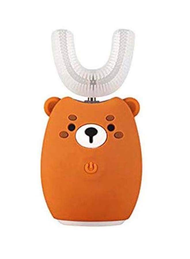 Generic U-Shape Electric Toothbrush Brown/White/Black - Image 3