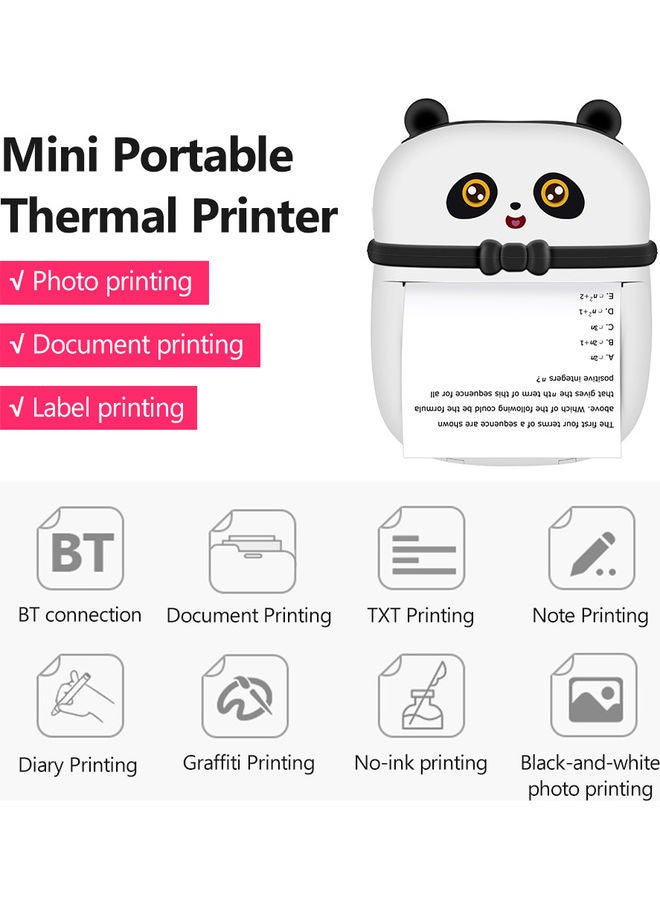 Mini Portable Thermal Printer Blue - Image 5