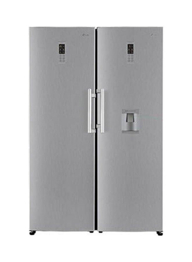 Twins Refrigerator Stainless GC-F411ELDM-Sil Silver