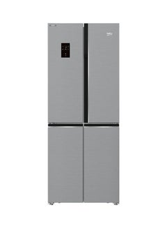Beko 4 Door Side By Side No Frost Inverter Digital Touch Refrigerator GNE480E20ZXPH+HF Silver 