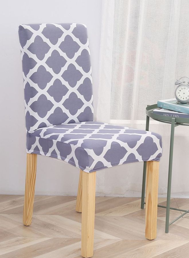 Sharpdo Simple Stretch Chair Cover Purple 38x38x45cm  - Image 1