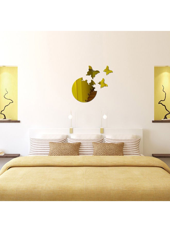 شاربدو ملصق جداري لديكور الغرفة مكون من 4 قطع ذهبي - Image 2