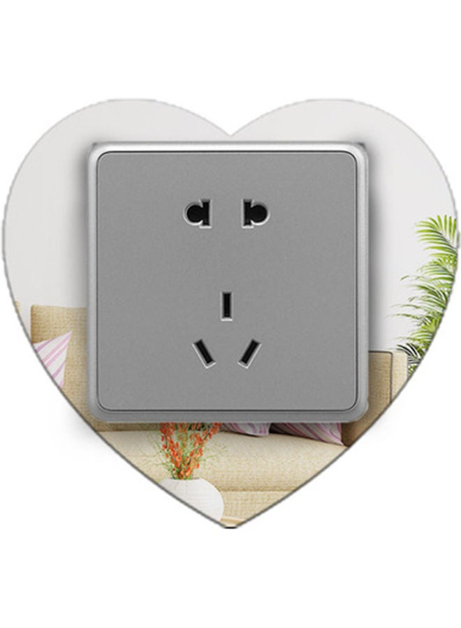 شاربدو ملصق جداري لتزيين الغرفة أبيض - Image 2