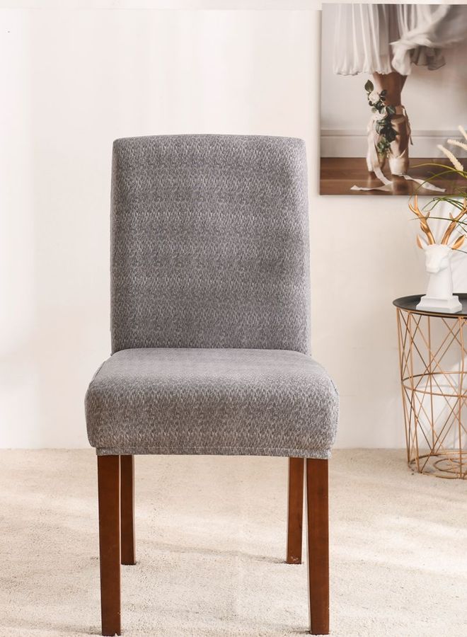 Sharpdo 4-Piece Waterproof Thick Chair Covers Grey 38x38x45cm  - Image 2