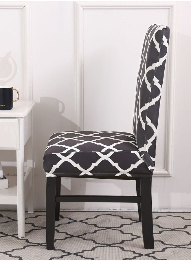 Sharpdo Simple Stretch Chair Cover Black 38x38x45cm  - Image 2