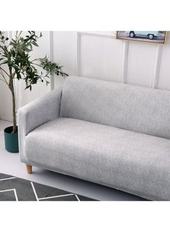 Sharpdo Printed Stretch Sofa Cover Grey  - Image 4