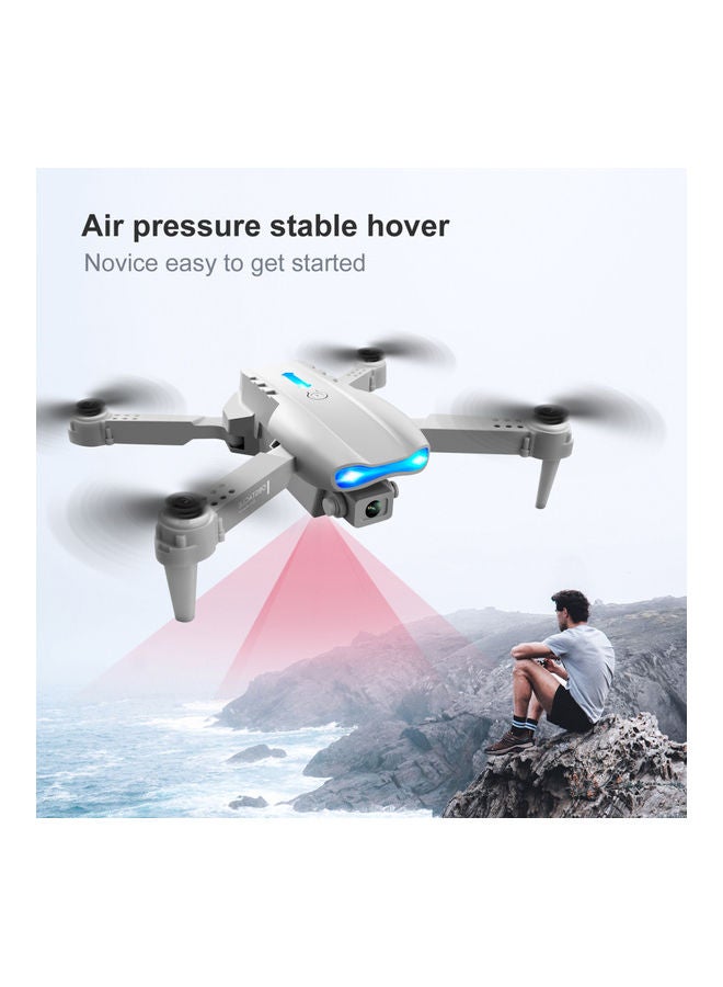 Generic RC Drone with Camera 4K RC Quadcopter with Storage Bag Package 3 Battery-Grey  - Image 4