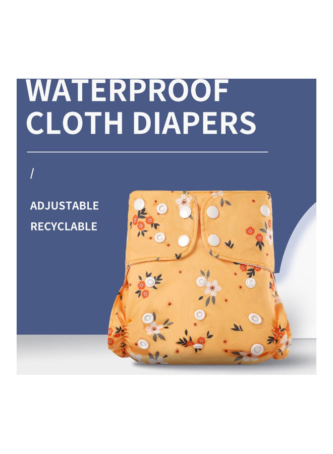 3-Piece Washable Reusable Baby Cloth Diaper With 3 Insert - Image 5