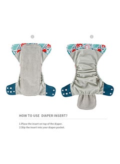 Generic Pack Of 4 Washable Reusable Baby Cloth Diaper  - Image 2