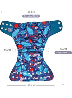 Generic Pack Of 4 Washable Reusable Baby Cloth Diaper  - Image 5