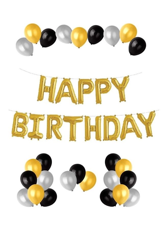 Mcolour Balloon Happy Birthday 43-Piece Balloon Set - Image 1