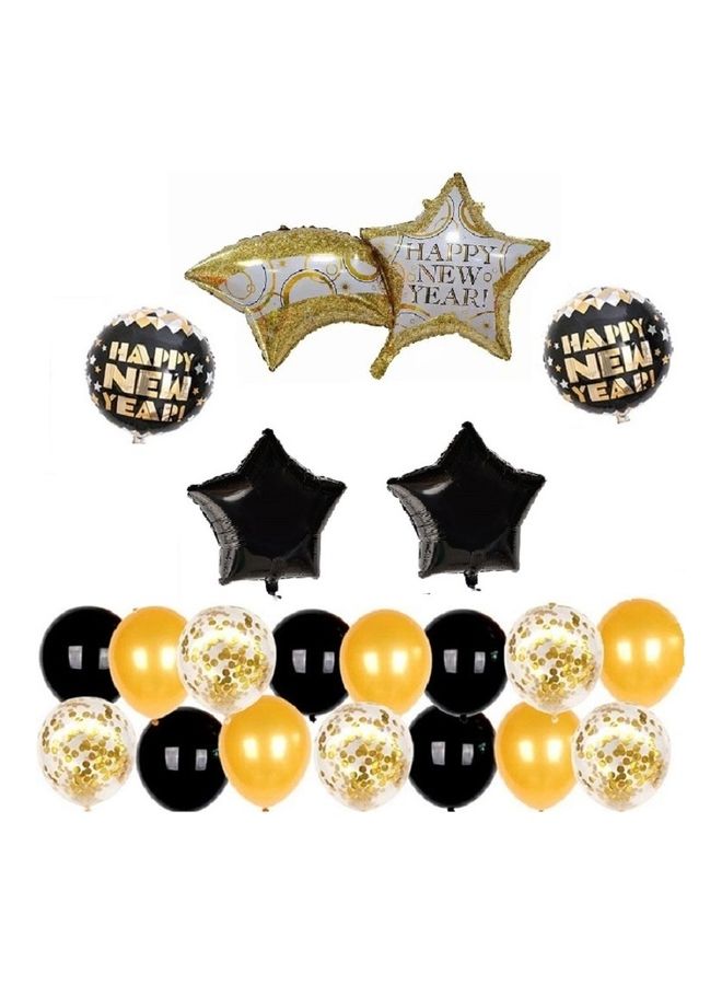 Mcolour Balloon Happy New Year 20-Piece  Balloon Set - Image 1