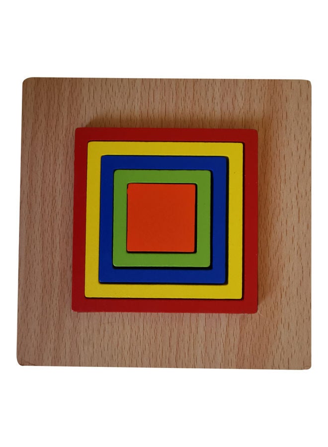 Wooden Block 3D Puzzle Set 15x15cm - Image 1