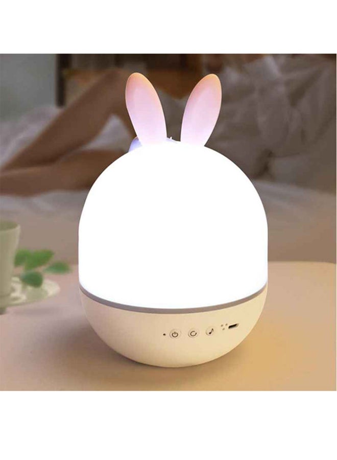 Music Projector Night Light Led Usb Chargeable Universe Starry Sky Rotate Led Lamp 131 x 131 x 142mm White  - Image 1