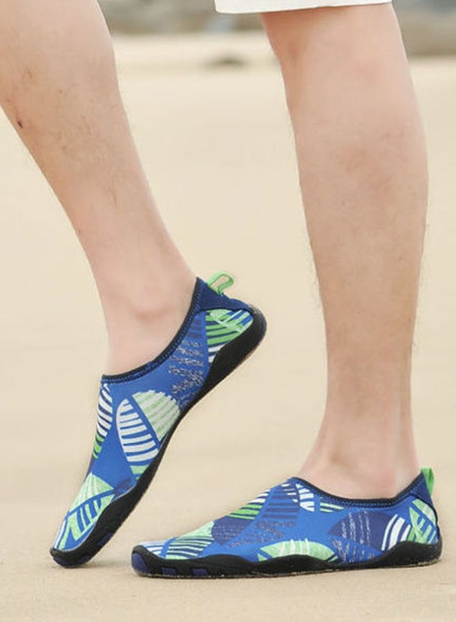 Beauenty Printed Slip-On Swimming Shoes Blue/Green/Black - Image 5