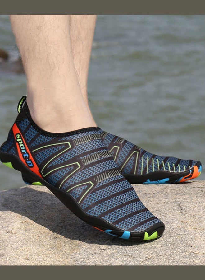 Beauenty Printed Slip-On Diving Shoes Blue/Black/Green - Image 4