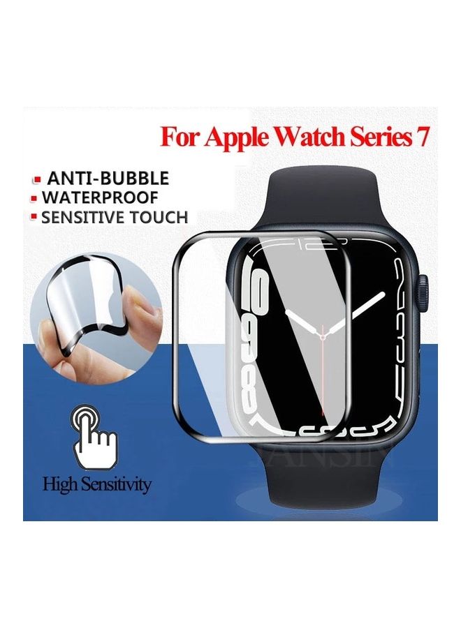 MARGOUN - 2-Piece Screen Protector Glass For Apple Watch Series 7 41mm Clear - Image 1