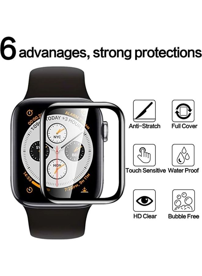 MARGOUN - 2-Piece Screen Protector Glass For Apple Watch Series 7 41mm Clear - Image 1