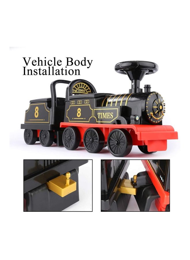 cuqup Electric Ride On Train Carriage Black 14 x 10 x 10inch - Image 2