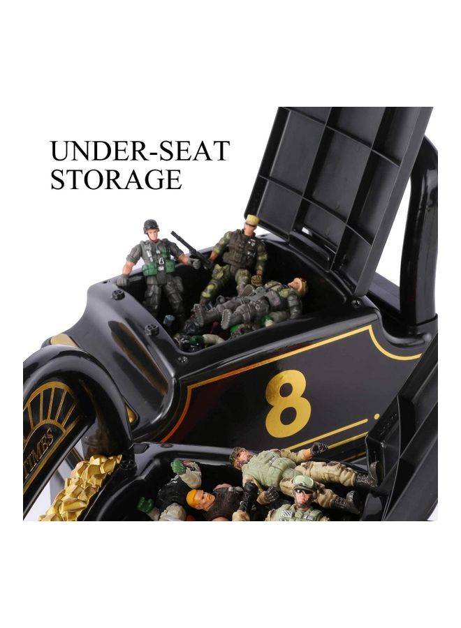 cuqup Electric Ride On Train Carriage Black 14 x 10 x 10inch - Image 4