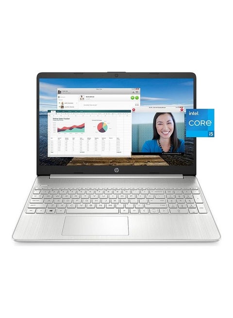 15s (Upgraded Version) Laptop With 15.6-Inch Display, Core i5 Processor, 8GB RAM/1TB SSD/Intel Xe Graphics English/Arabic Silver