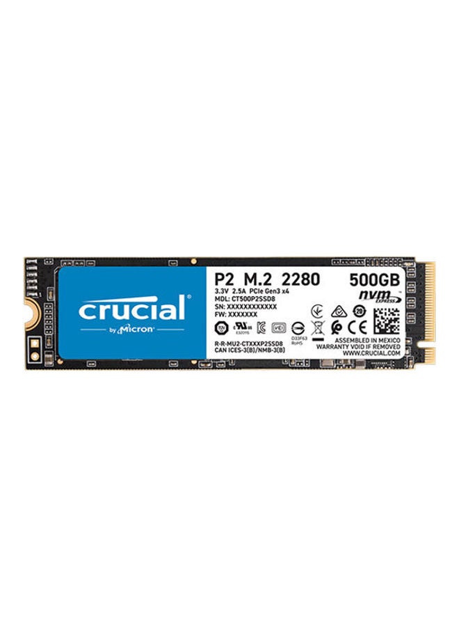 P2 M.2 Nvme Ssd 500Gb – Pci-Express 3.0 3D Nand – M.2 Internal Ssd 500 GB