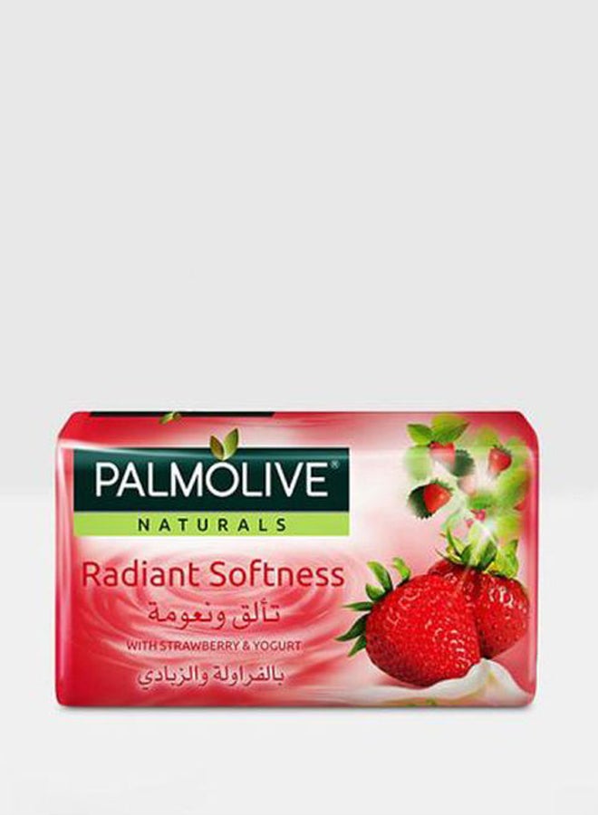 Palmolive - Natural Soap Natural Yoghurt And Fruit With Strawberry Juice And Yoghurt Pack Of 6 120grams - Image 1