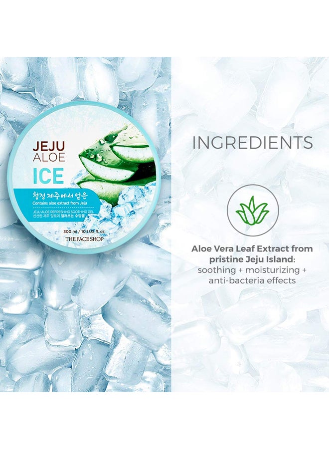 THE FACE SHOP - Jeju Aloe Ice Soothing Gel 300ml - Image 1