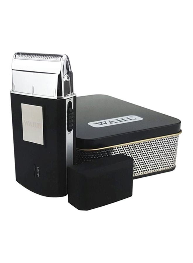 WAHL - Rechargeable Travel Shaver Kit Black/Silver - Image 1