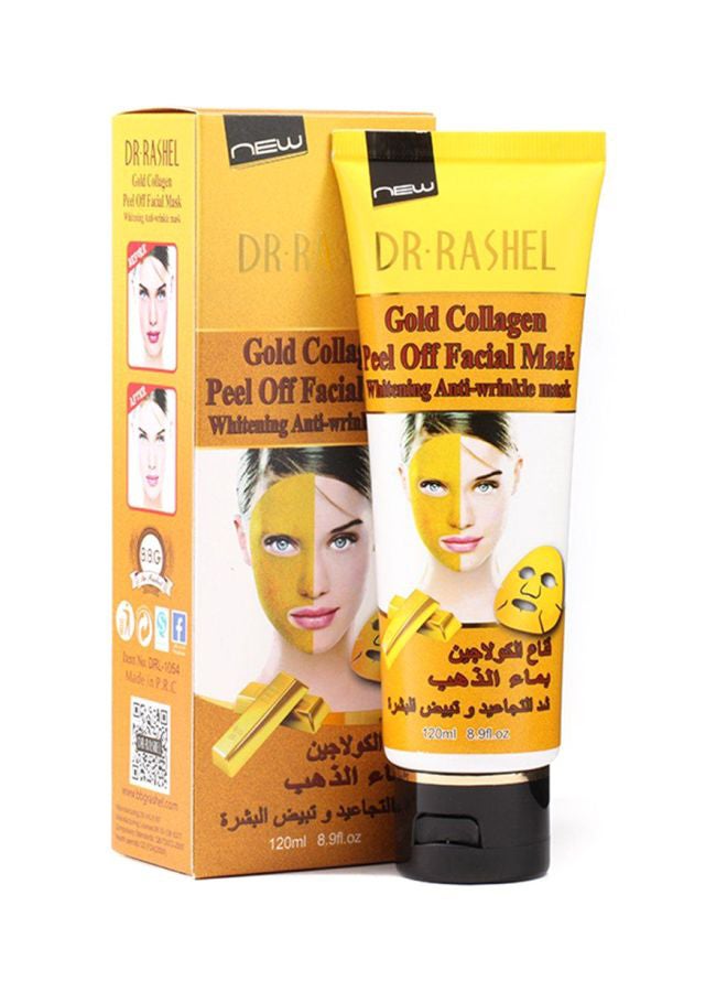 DR. RASHEL - Gold Collagen Peel Off Anti Aging Facial Mask Gold 120ml - Image 1